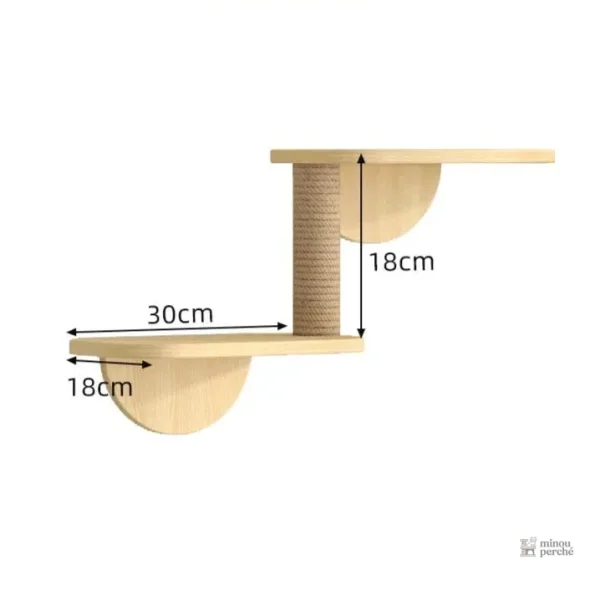 Solution murale pour chats - design forteresse