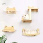 ChâteauGrimpeur en bois : espace pour chats