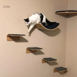 Arbre à chat bois pas cher pour espaces réduits