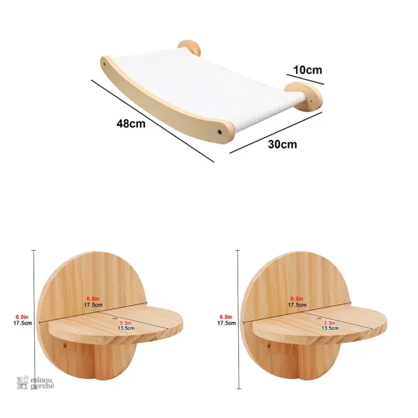 Ensemble d'accessoires pour arbre à chat