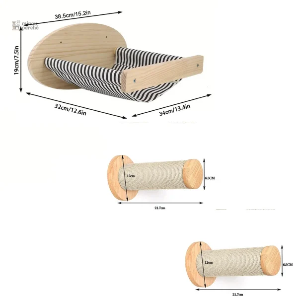Hamac et perchoir design pour chats