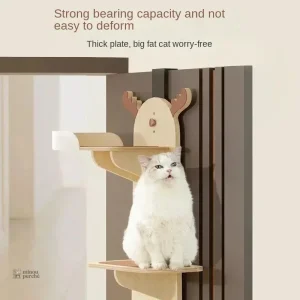 Étagère murale pour chats, installation facile et sans outils