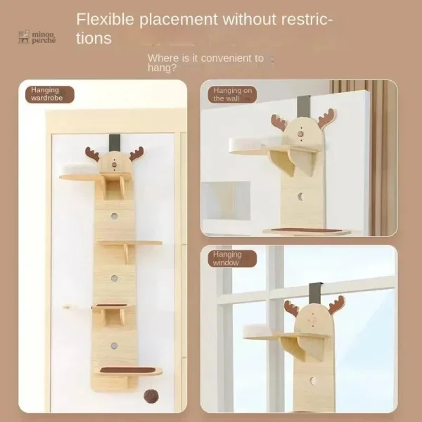 Mobilier pour chats, arbre à chat mural design
