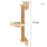 Structure d'escalade en bois pour chats