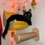 Hamac mural pour chats, confort et style
