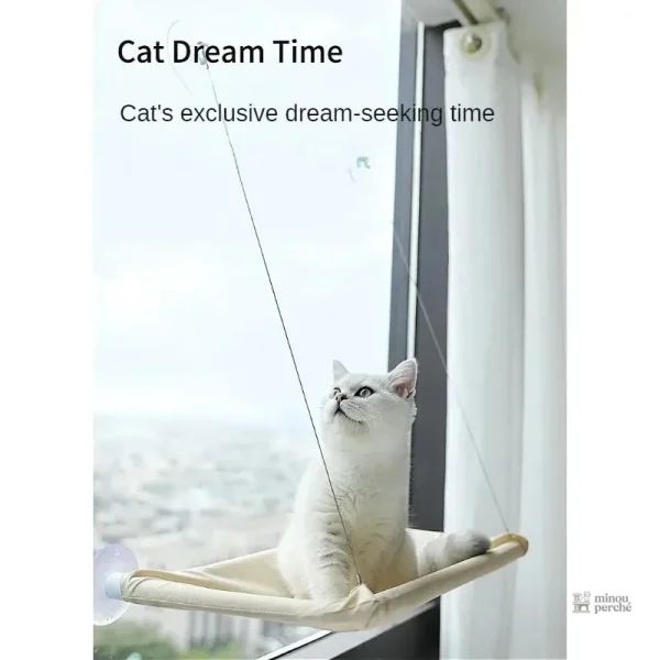 Hamac mural pour chat, design moderne et pratique