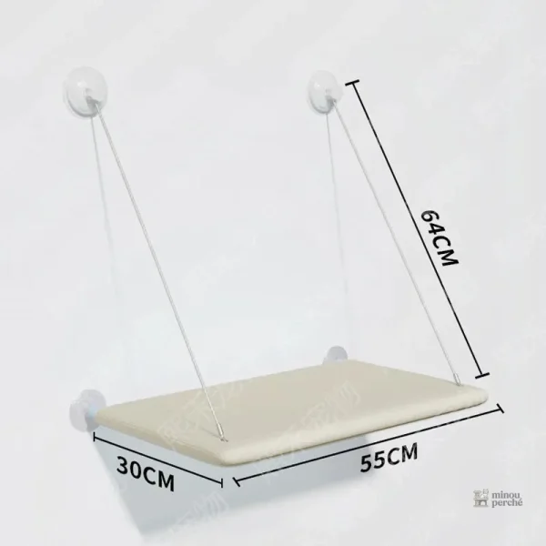 Hamac pour chat sur mur, confort et style