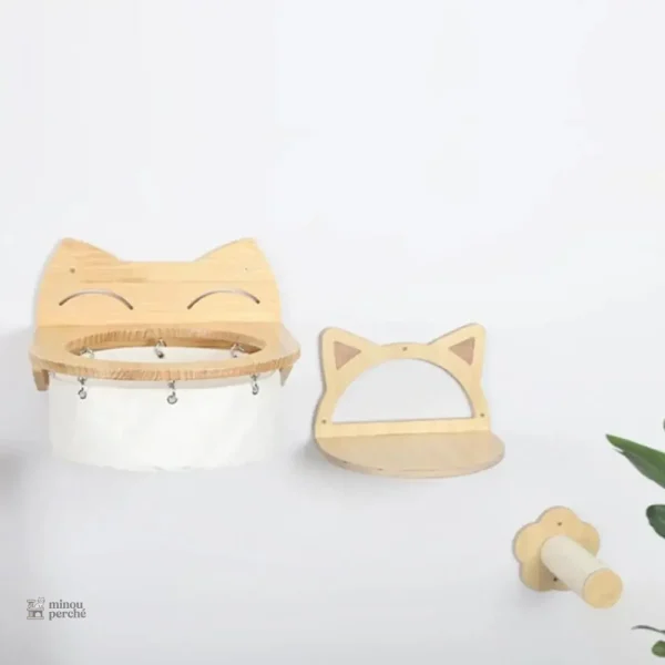 Hamac mural pour chats, design Tigrou amusant