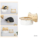Arbre à chat mural avec hamac pour le repos des félins