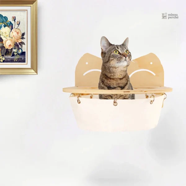 Tigrou arbre à chat mural, espace de jeu optimal