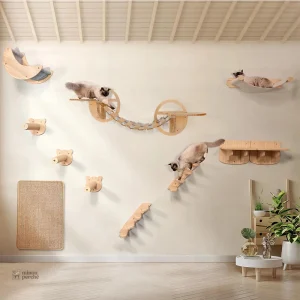 Hamac mural pour chats - Confort et style