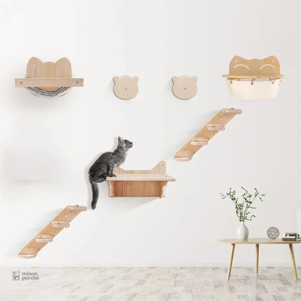 Arbre mural pour chat - Collection Ciel de Chat