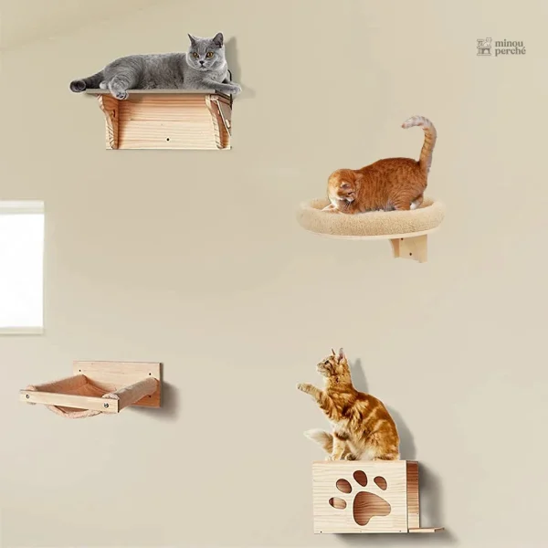 Espace de repos pour chat - Hamac suspendu