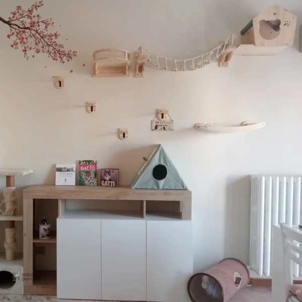 Gamelle murale pour chat, design pratique AcroChat