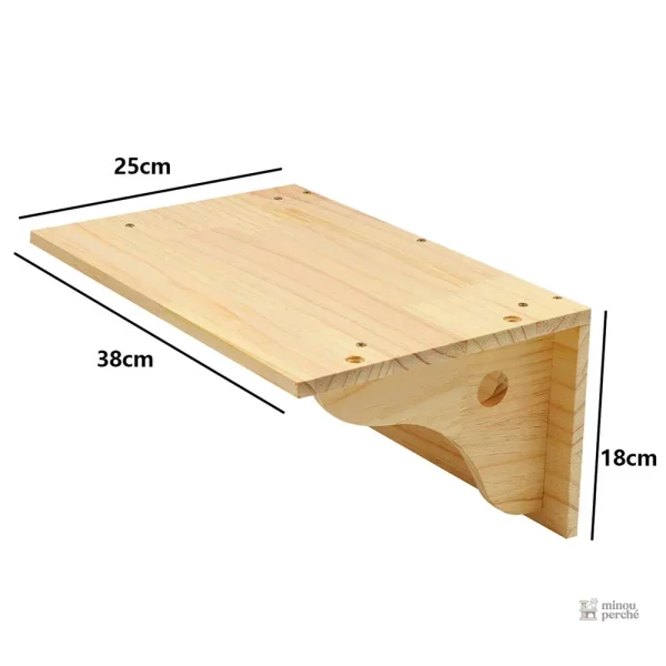 Pont suspendu en bois pour chats aventuriers