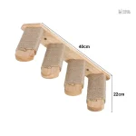 Pont suspendu pour un jeu interactif des chats