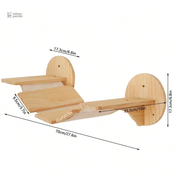 Accessoire mural pour divertir les chats