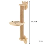 Pont d'escalade pour chats à fixer
