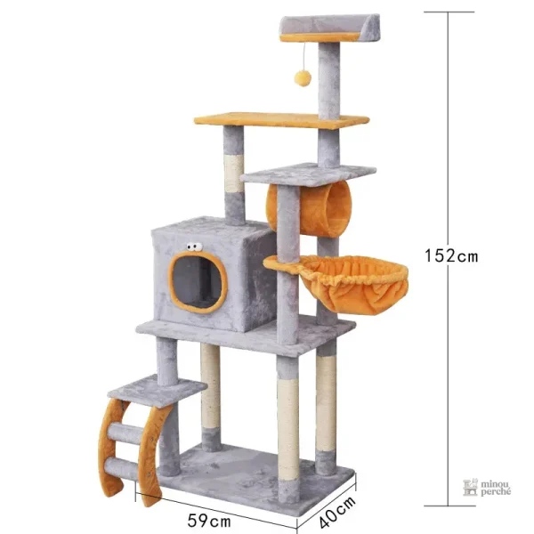 Espace de jeu et de détente pour les chats