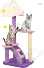 Arbre à chat élégant en forme de nuage