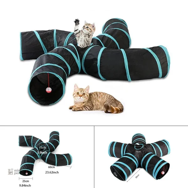 Modèle ShadowPurr - Arbre à chat avec tunnel ludique