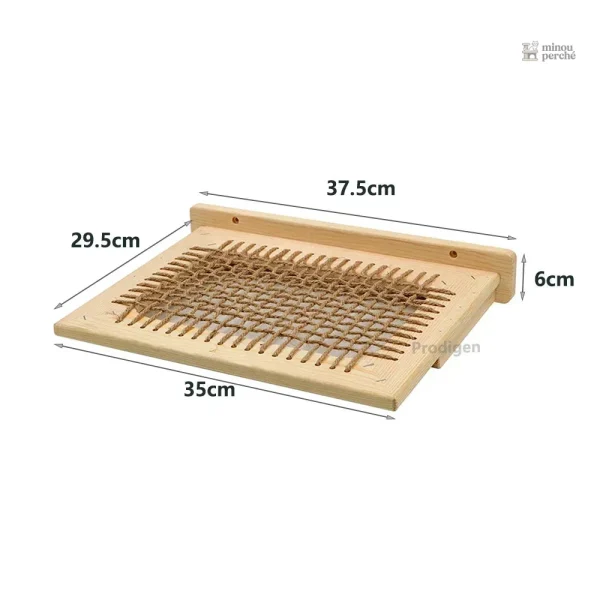 Plateforme en bois pour repos confortable