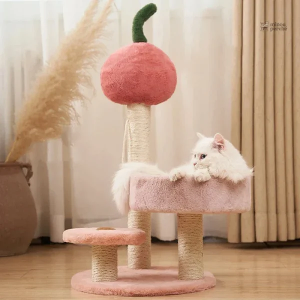 Arbre à chat Rose - DéliCat pour le confort des félins