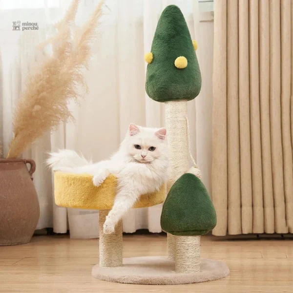 DéliCat arbre à chat au design élégant et coloré