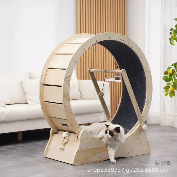 Arbre à chat moderne avec espace de jeu pour chats