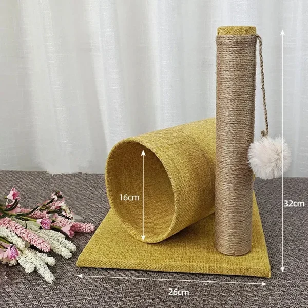 Design moderne d'arbre à chat en pastel doux