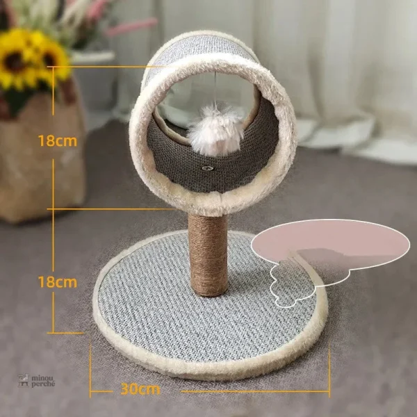 Cylindre de jeu pour chats, stimule l'activité physique