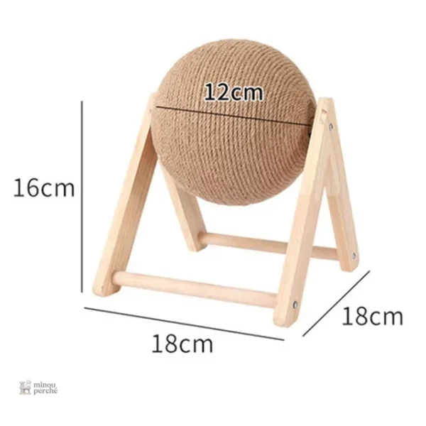 Cylindre à gratter intégré pour les griffes de votre chat