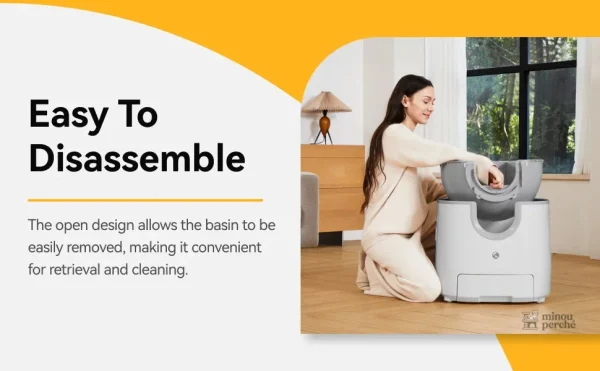 Bac à litière design pour intérieur