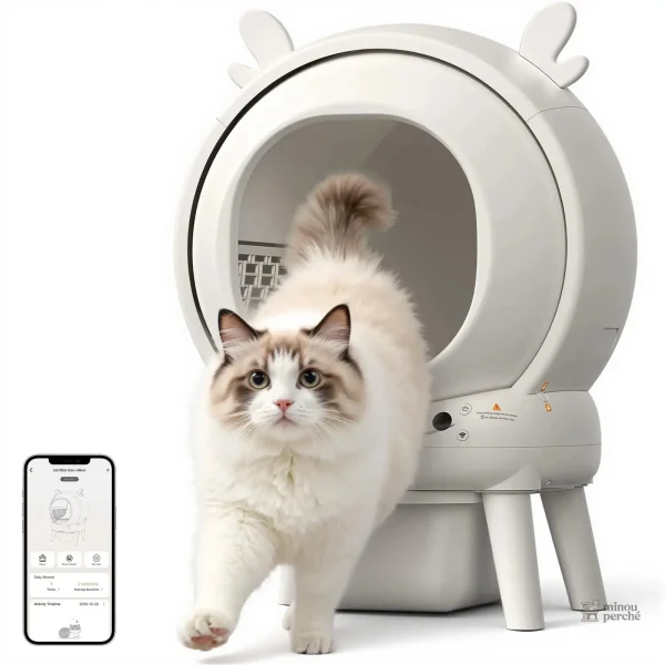Bac à litière automatique connecté SmartClean 360 Max