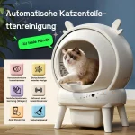 Bac de litière intelligent pour chat, 65L