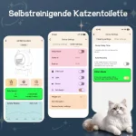 Bac à litière pour chat, nettoyage intelligent et facile