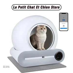 Bac à litière automatique connecté SmartClean Capsule Pro