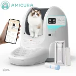 Bac à litière autonettoyant connecté 65L