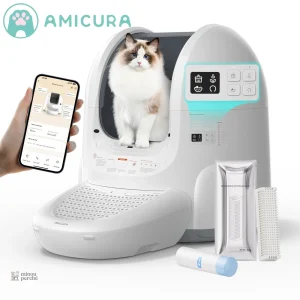 Bac à litière autonettoyant connecté 65L