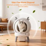 Bac à litière intelligent pour chats exigeants