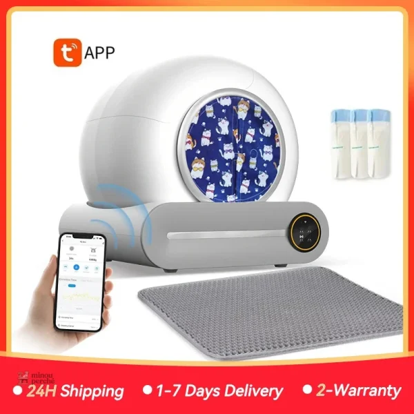Bac à litière autonettoyant XXL 65L AutoClean Master