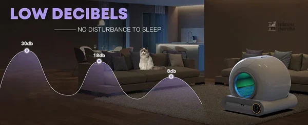Bac à litière adapté aux grands chats