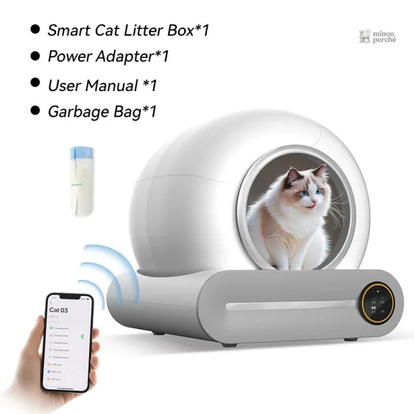 Bac à litière autonettoyant XXL 65L AutoClean Master - vue 3