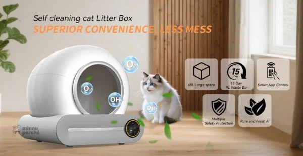AutoClean Master, un bac à litière innovant