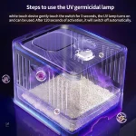 Bac à litière fermé avec technologie UV pour une meilleure hygiène