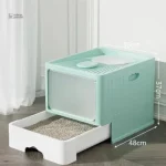 Solution de litière fermée pour un espace propre et frais