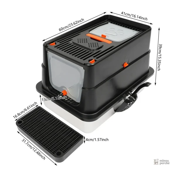 Modèle SteelClean Premium en inox durable