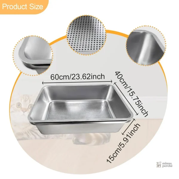 SteelTray EasyClean : solution pratique pour chats