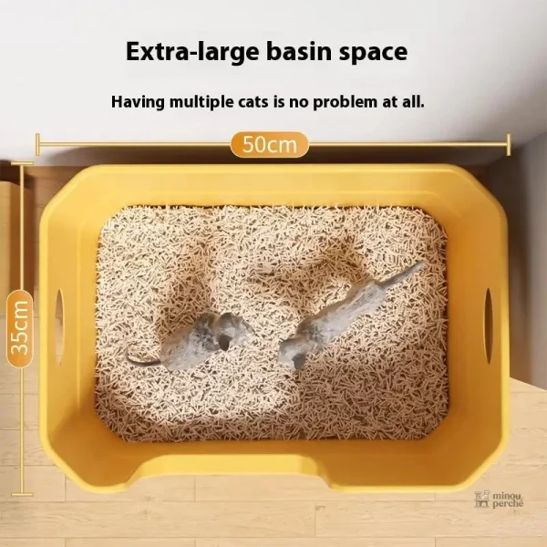 Solution pratique de litière pour chats domestiques