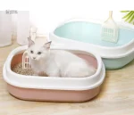 Bac semi-fermé, idéal pour l'hygiène des chats